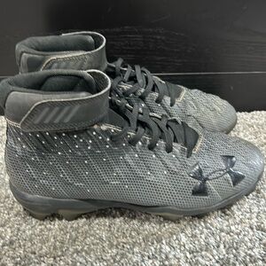 Under Armour Harper RM Cleats Boys 5Y Gray Baseball Cleats